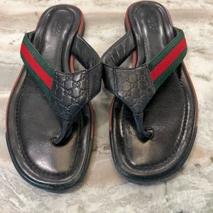 Gucci size 38 flip flop